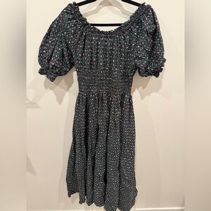 Doen tiny floral prairie dress